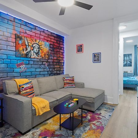 Funky & Colorful Urban Getaway, 20 Minutes To Nyc Apartment Hoboken Luaran gambar