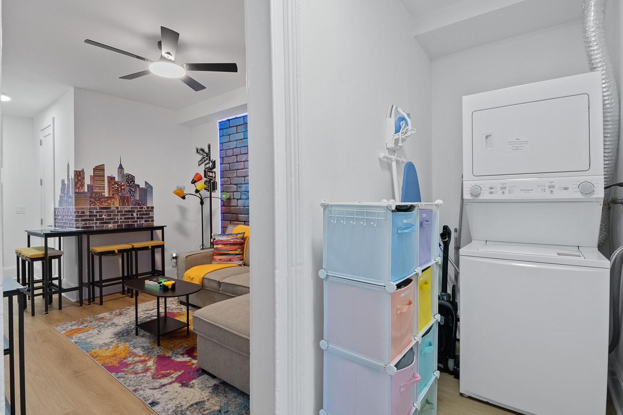 Funky & Colorful Urban Getaway, 20 Minutes To Nyc Apartment Hoboken Luaran gambar