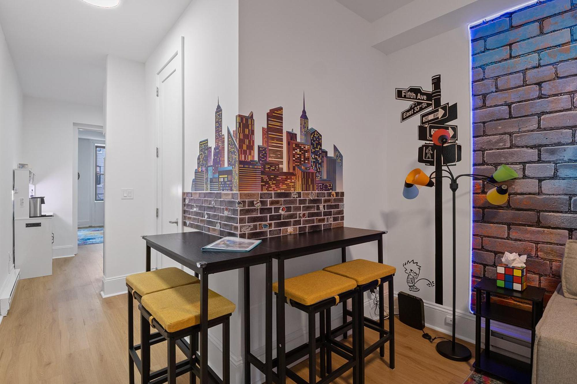 Funky & Colorful Urban Getaway, 20 Minutes To Nyc Apartment Hoboken Luaran gambar