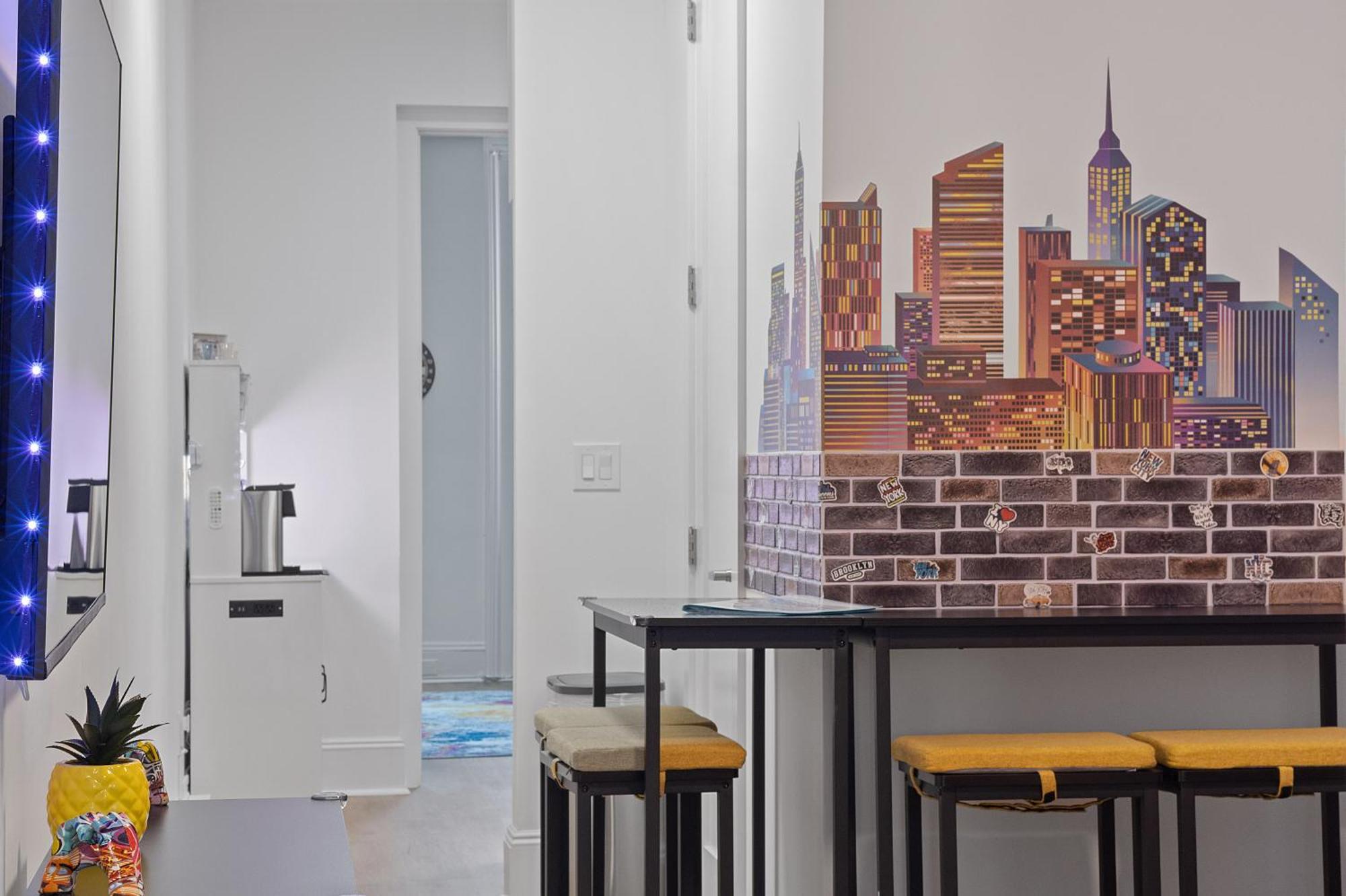 Funky & Colorful Urban Getaway, 20 Minutes To Nyc Apartment Hoboken Luaran gambar